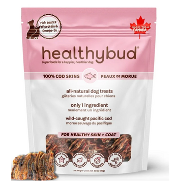 Healthy Bud Healthy Bud - Cod Skin Cubes - 80g