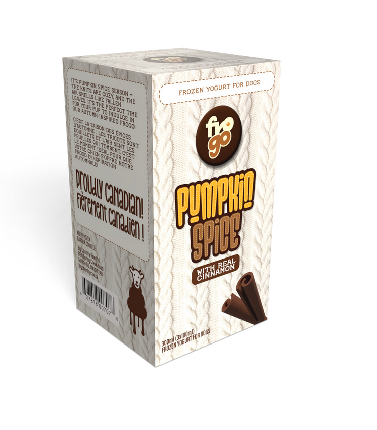 Big Country Raw BCR - Frozen Goat Yogurt - Pumpkin Spice