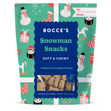 Bocce's Bakery Bocce's Bakery - Soft & Chewy - Snowman Snacks - 6oz