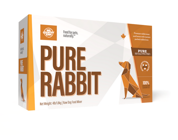 Big Country Raw BCR - Pure Rabbit Carton - 4lbs