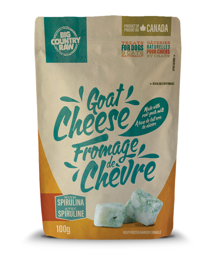 Big Country Raw BCR - Goat Cheese w/ Spirulina - 100g
