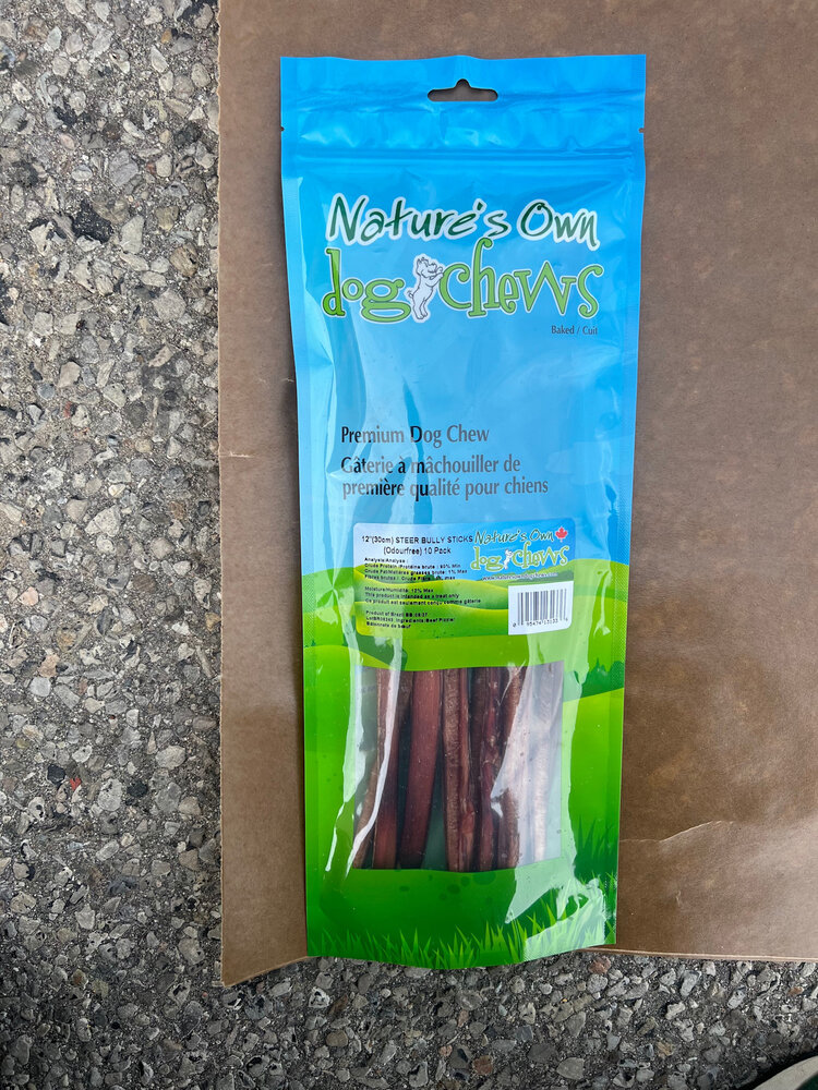 Nature's Own Nature's Own - Steer Bully 12" - 10pk