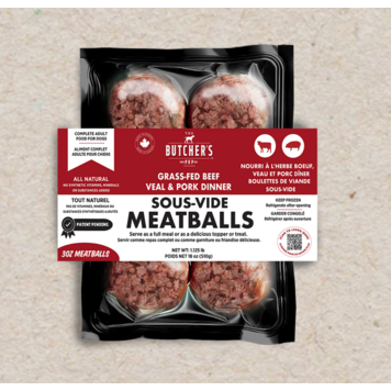 Butcher's Pup Butcher's Pup - Meatballs - Beef, Pork, & Veal - 18oz