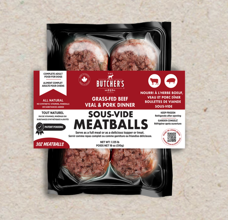 Butcher's Pup Butcher's Pup - Meatballs - Beef, Pork, & Veal - 18oz