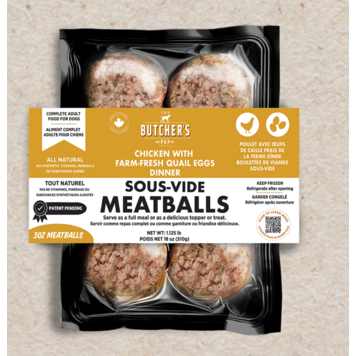 Butcher's Pup Butcher's Pup - Meatballs - Chicken w/ Quail Egg - 18oz