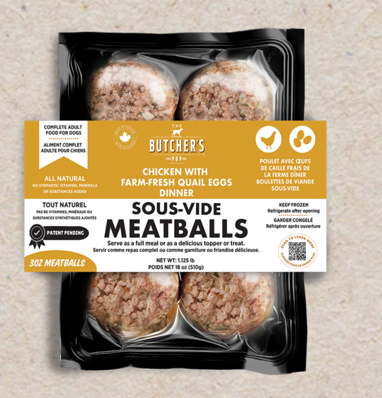 Butcher's Pup Butcher's Pup - Meatballs - Chicken w/ Quail Egg - 18oz