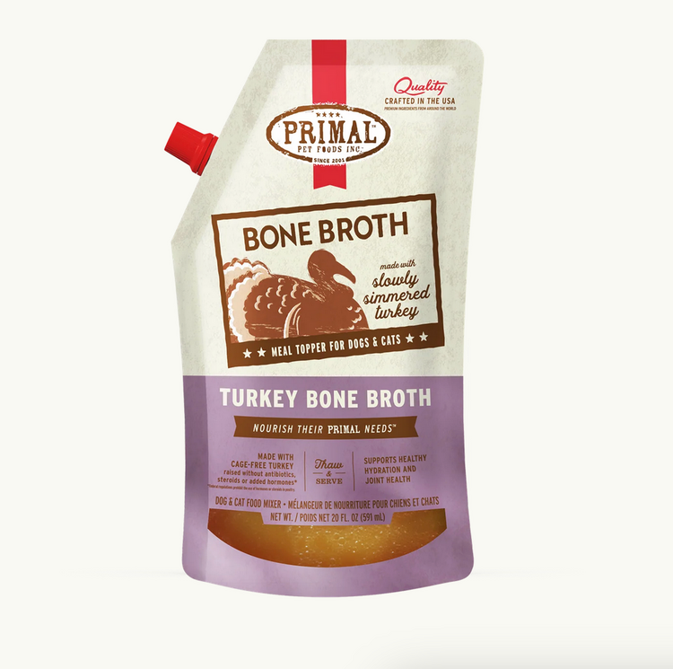 Primal Primal - Frozen Bone Broth - Turkey - 20oz