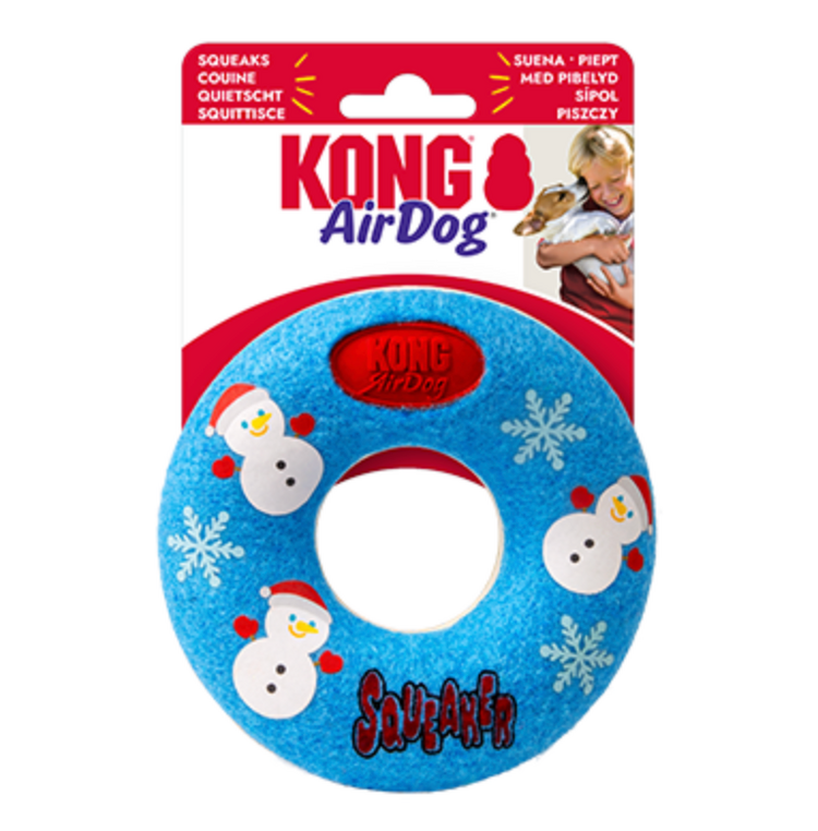 Kong Kong - Holiday Airdog Squeaker - Donut