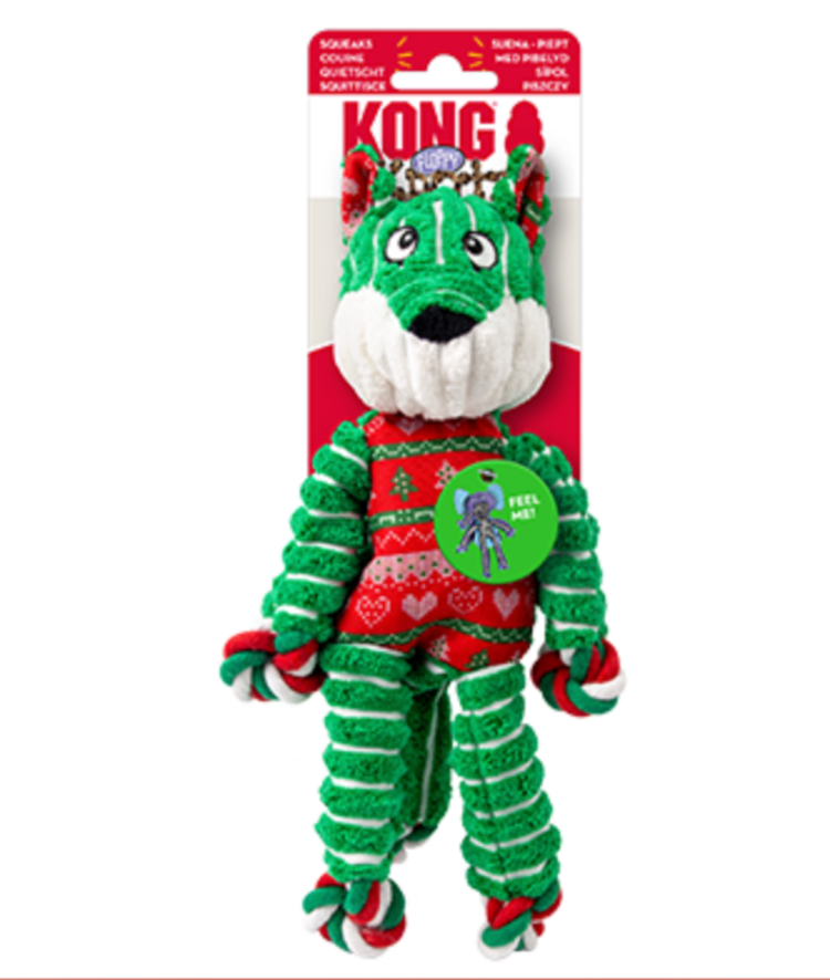 Kong Kong - Holiday Floppy Knots - Fox - S/M
