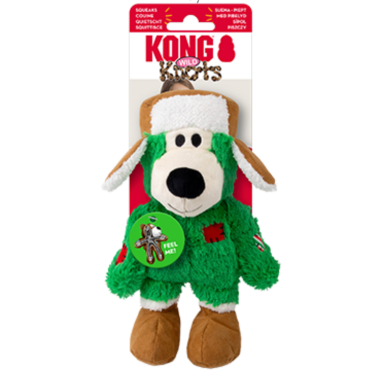 Kong Kong - Holiday Wild Knots - Bear - S/M