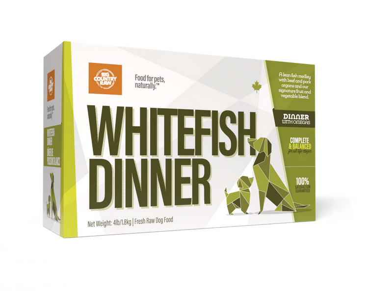 Big Country Raw BCR - Whitefish Dinner - 4lbs