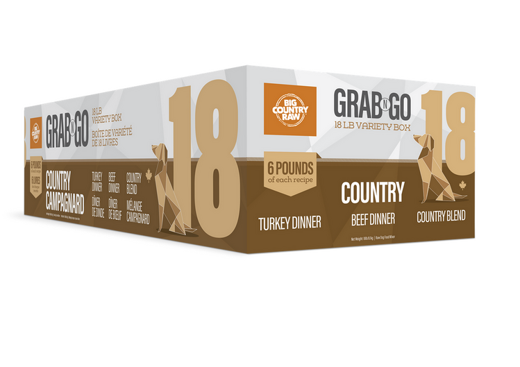 Big Country Raw BCR - Grab N Go - Country Deal - 18lbs