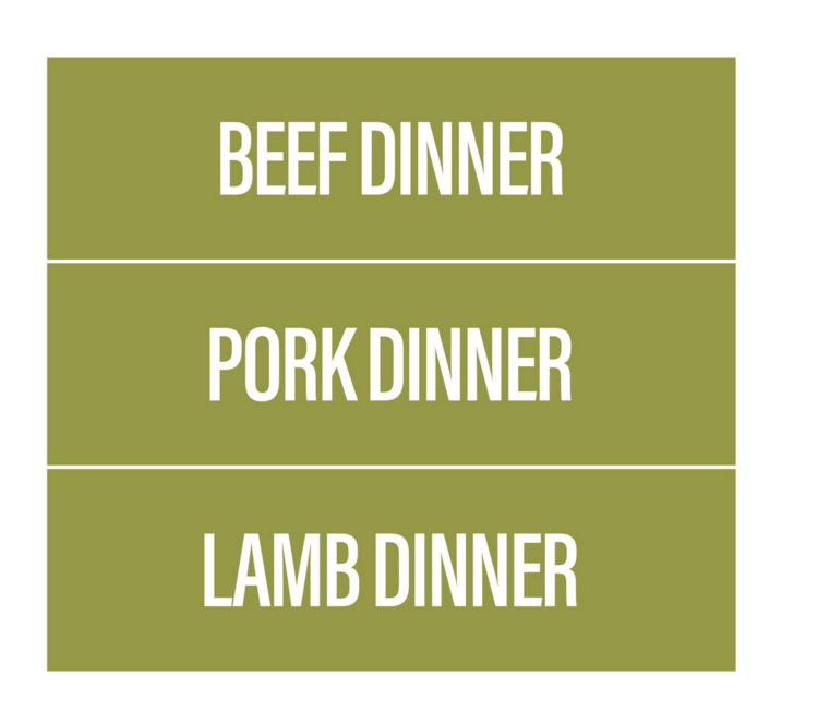 Big Country Raw BCR - Grab N Go - Red Deal - 18lbs