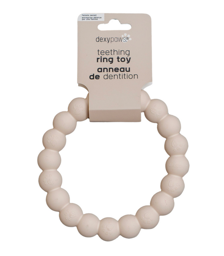 Dexy Paws Dexy Paws - Teething Ring - Nude