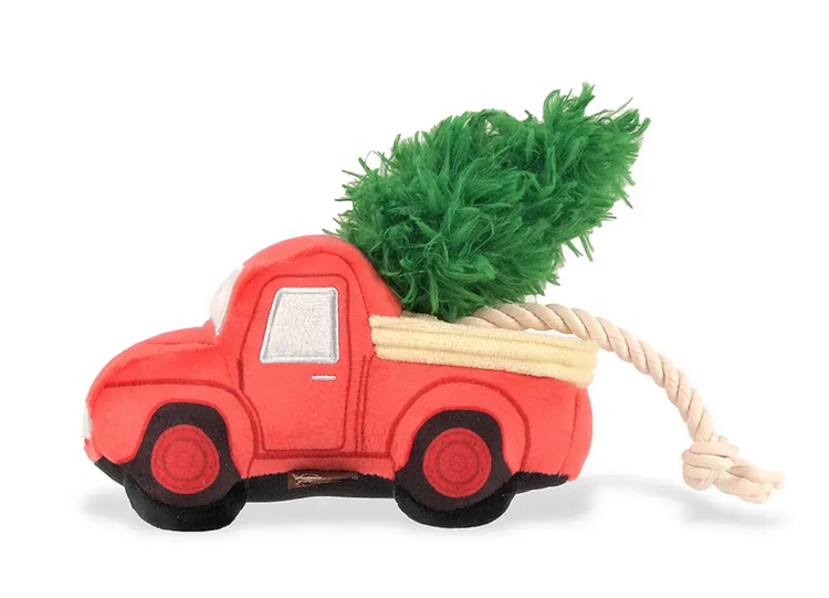 P.L.A.Y. PET PLAY - Plush Toy - Home for the Holidays - Red Truck