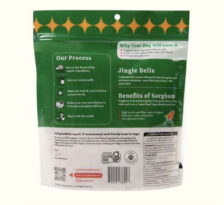 Lord Jameson Lord Jameson - Holiday Love Puffs - Jingle Bells - 113g