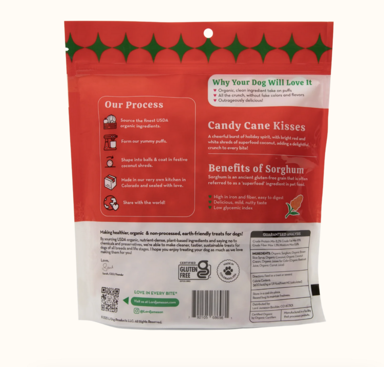 Lord Jameson Lord Jameson - Holiday Love Puffs - Candy Cane Kisses - 113g