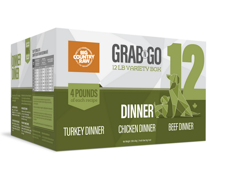 Big Country Raw BCR - Grab N Go - Dinner Deal - 12lbs