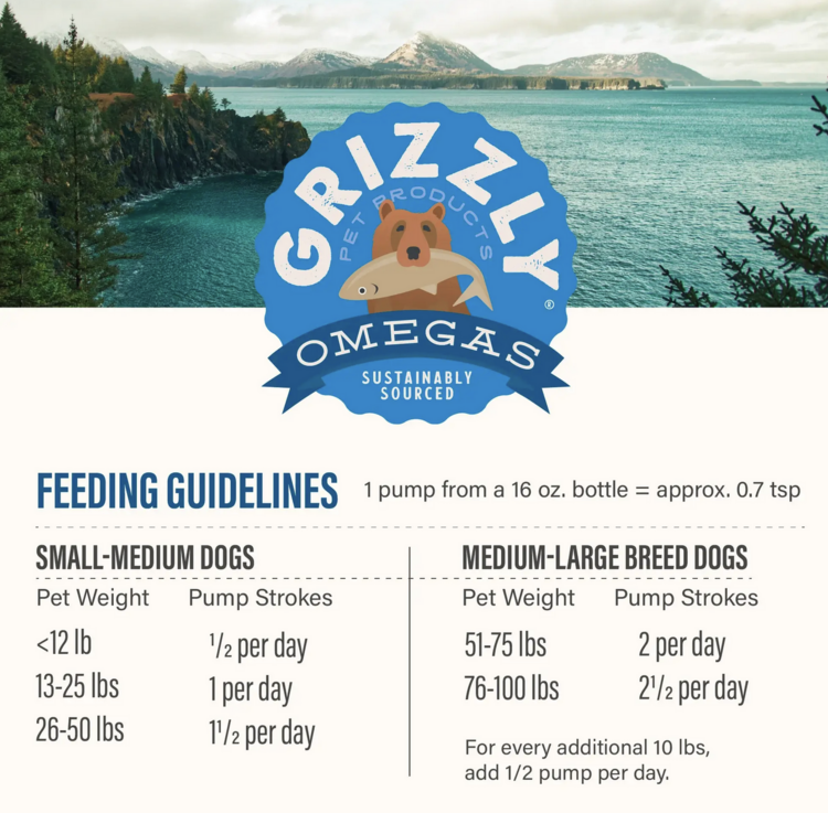 Grizzly Pet Grizzly Pet - Pollock Oil -16oz