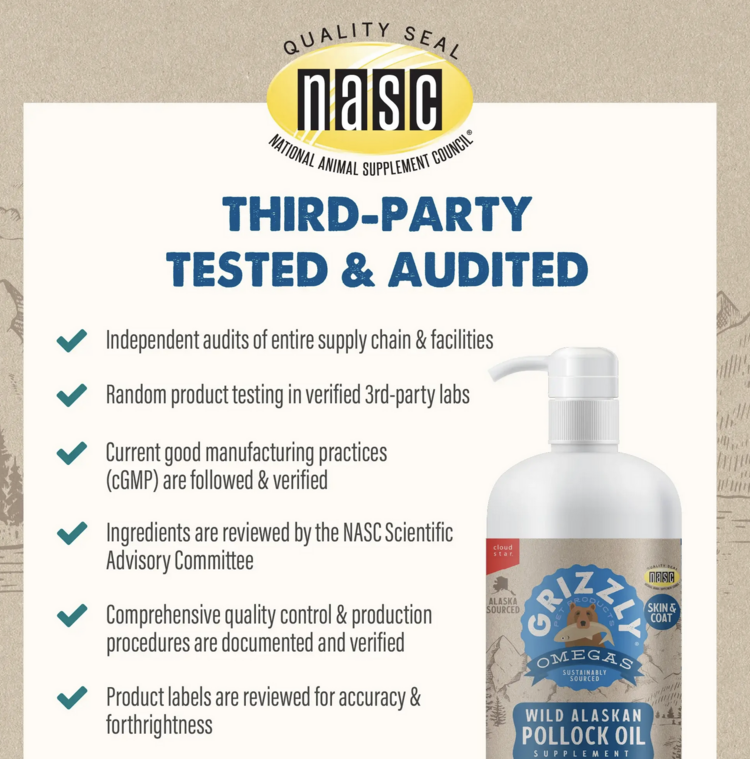 Grizzly Pet Grizzly Pet - Krill Oil - 8oz