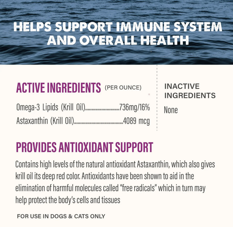 Grizzly Pet Grizzly Pet - Krill Oil - 8oz