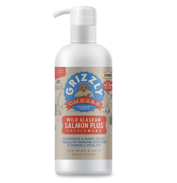Grizzly Pet Grizzly Pet - Salmon Plus Oil   16oz
