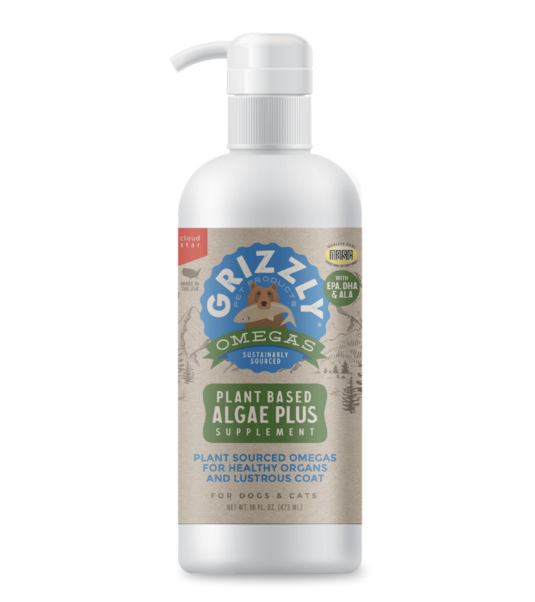 Grizzly Pet Grizzly Pet - Algae Plus Oil - 16oz