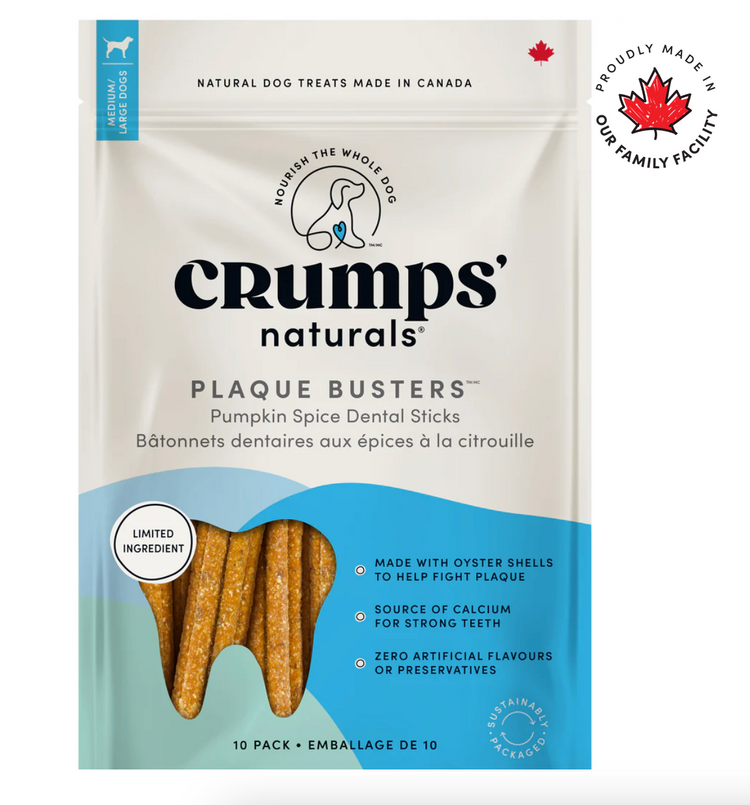 Crumps' Naturals Crumps - Plaque Busters - Pumpkin Spice