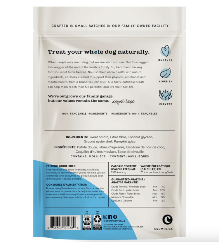 Crumps' Naturals Crumps - Plaque Busters - Pumpkin Spice