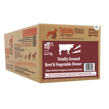 Totally Raw Totally Raw - Beef w/veggies - 15lbs