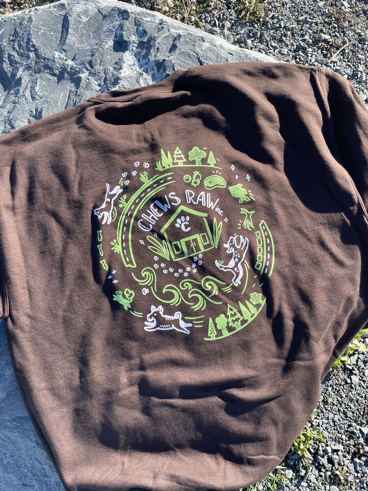 CHEWS CHEWS - Crewneck - Chocolate Brown