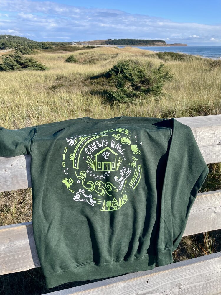 CHEWS CHEWS - Crewneck - Forest Green