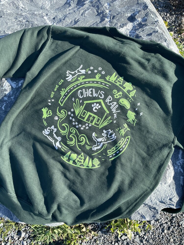 CHEWS CHEWS - Crewneck - Forest Green