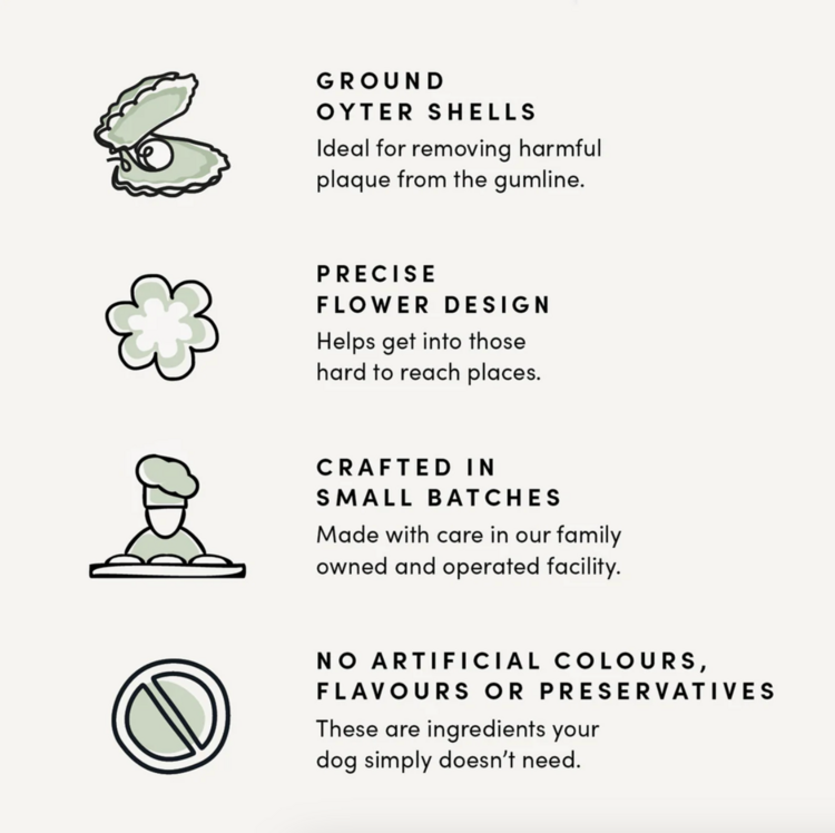 Crumps' Naturals Crumps - Plaque Busters - Bacon - 1pc