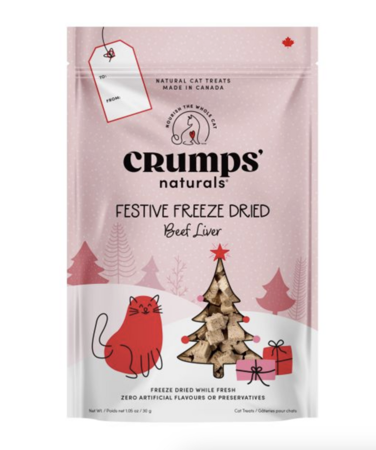 Crumps' Naturals Crumps - CAT - Festive Freeze Dried - Beef - 30g