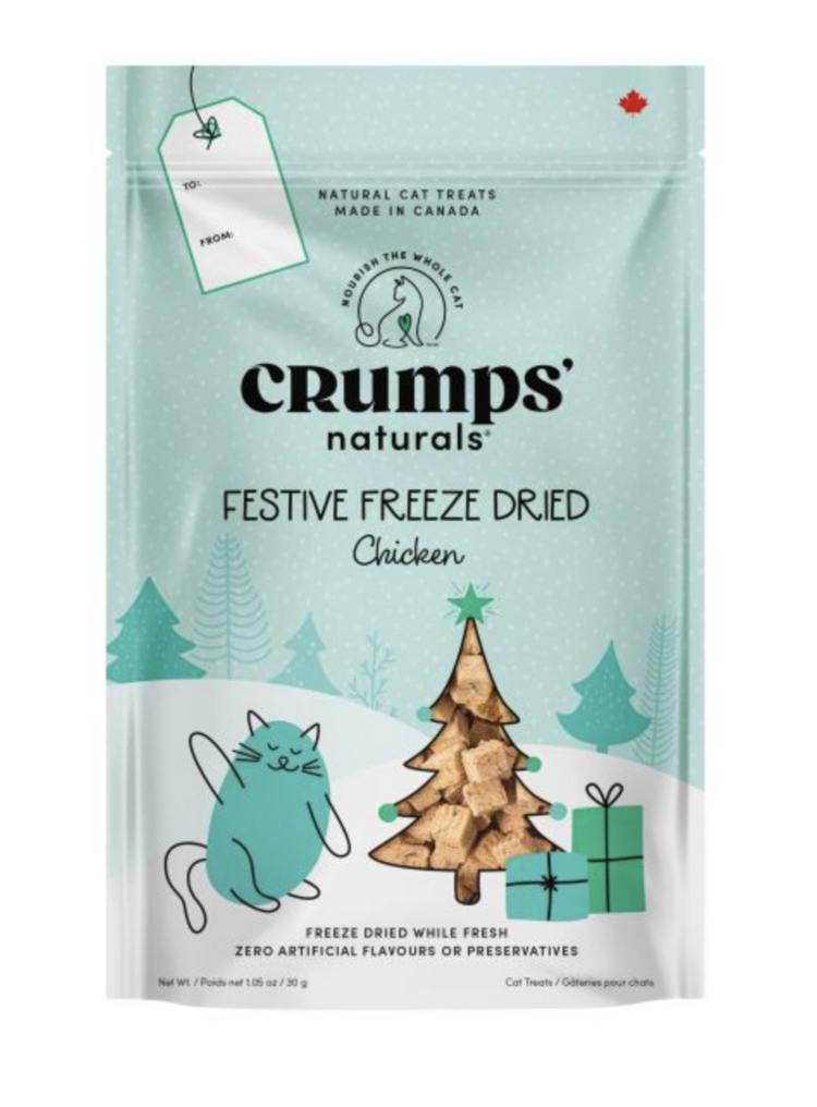 Crumps' Naturals Crumps - CAT - Festive Freeze Dried - Chicken - 30g