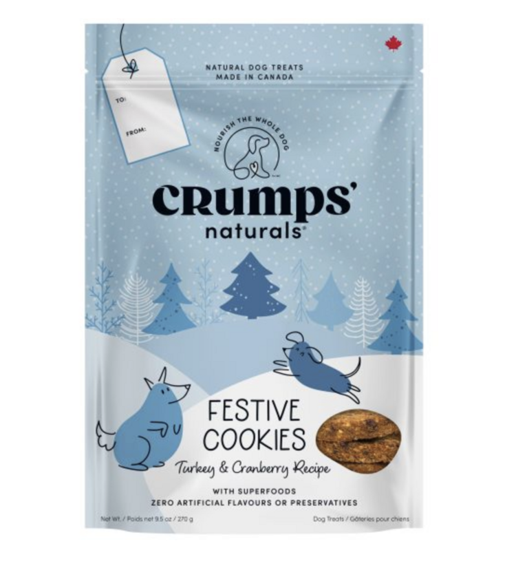 Crumps' Naturals Crumps - Festive Cookie - Turkey & Cranberry - 270g