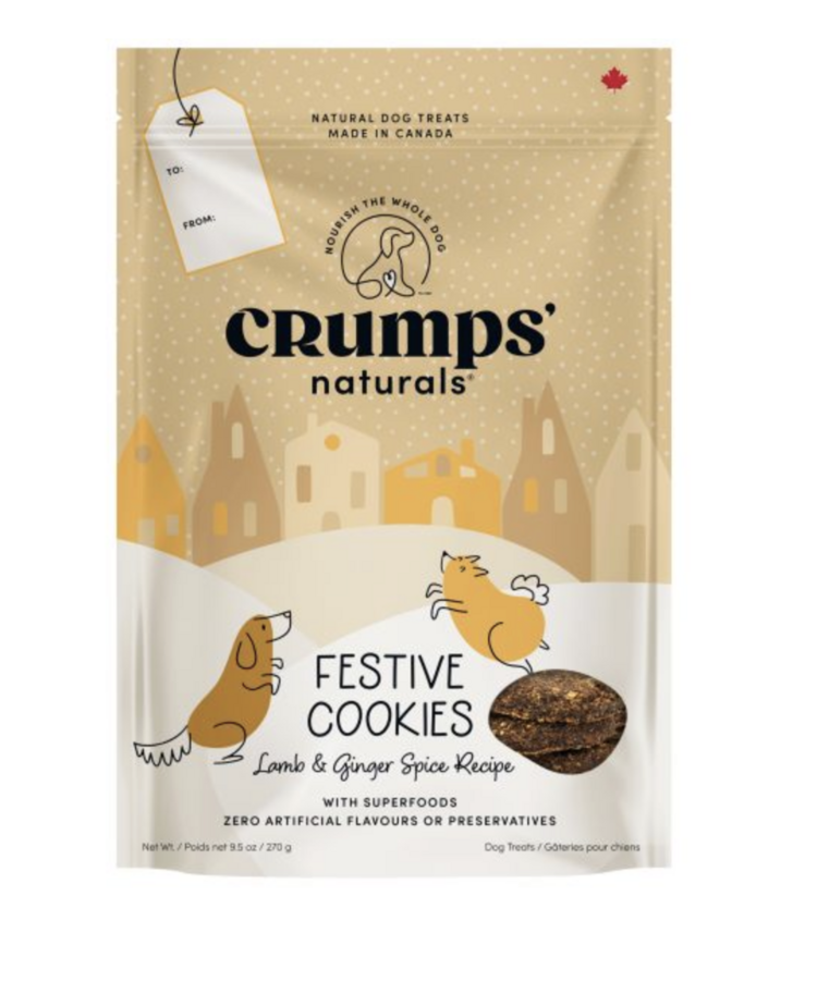 Crumps' Naturals Crumps - Festive Cookie - Lamb & Ginger - 270g