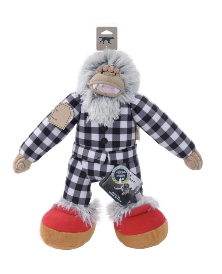 tall tails Tall Tails - Plush Yeti in Pajamas - 14"