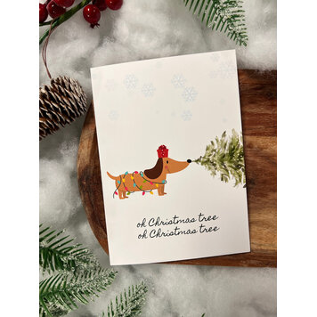 CHEWS CHEWS - Holiday Card - Oh Christmas Tree