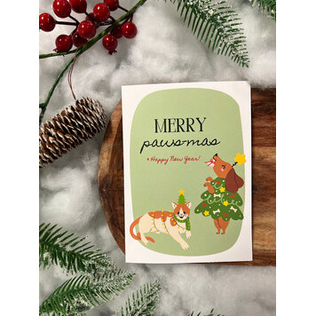CHEWS CHEWS - Holiday Card - Merry Pawsmas