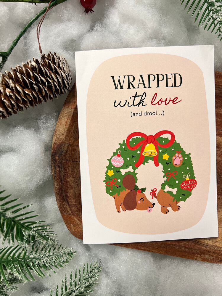 CHEWS CHEWS - Holiday Card - Wrapped with Love