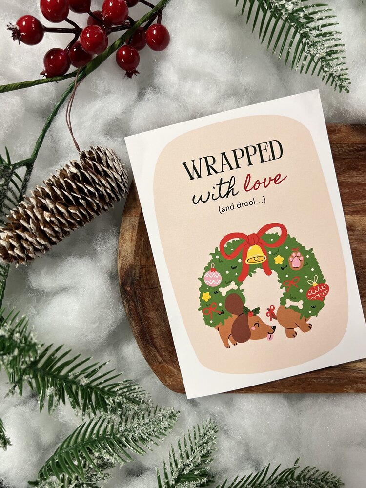 CHEWS CHEWS - Holiday Card - Wrapped with Love