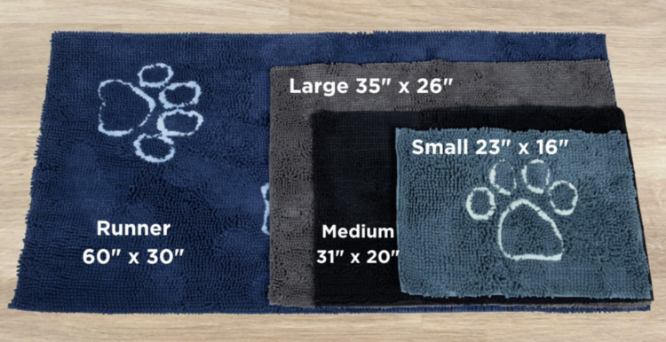 Dog Gone Smart Dirty Dog Doormat - Pacific Blue