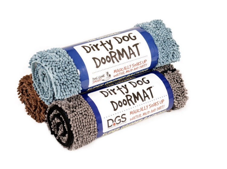 Dog Gone Smart Dirty Dog Doormat - Pacific Blue