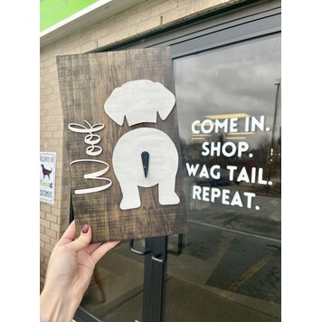 CJI Studios CJI Studios - Wood Sign - Woof