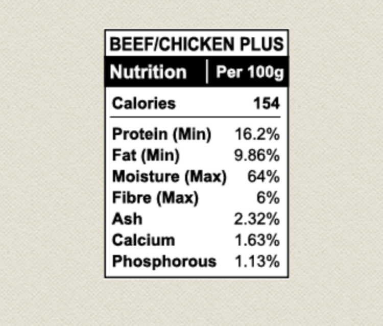 K9 Choice K9 Choice - Beef & Chicken Plus - 20lbs