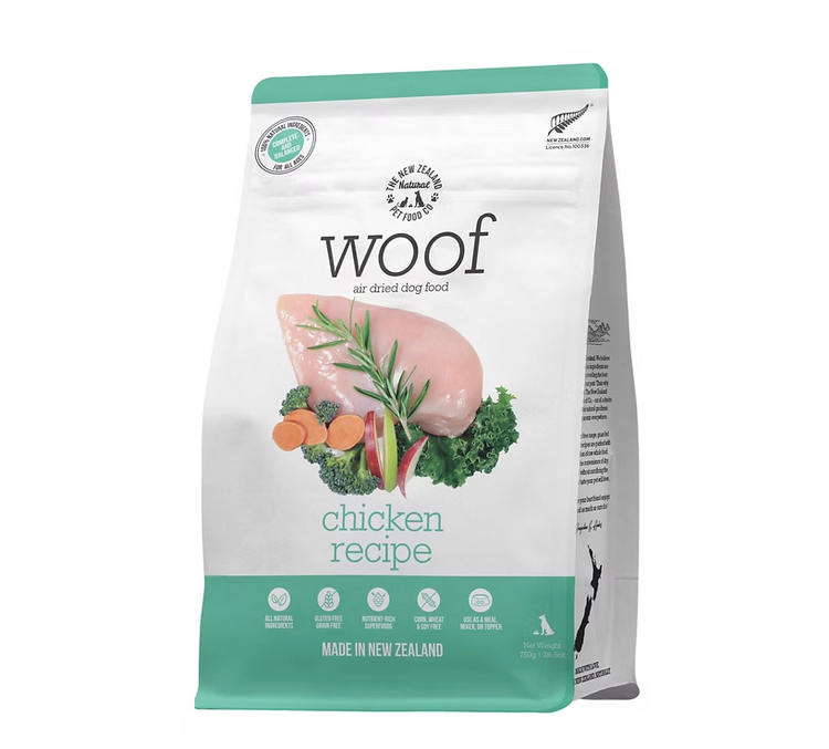 The New Zealand Pet Food Co. NZPF - WOOF - Air Dried - Chicken - 100g