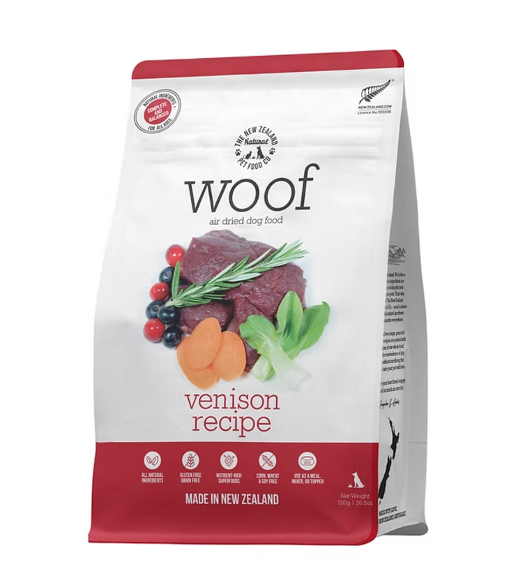 The New Zealand Pet Food Co. NZPF - WOOF - Air Dried - Venison - 100g