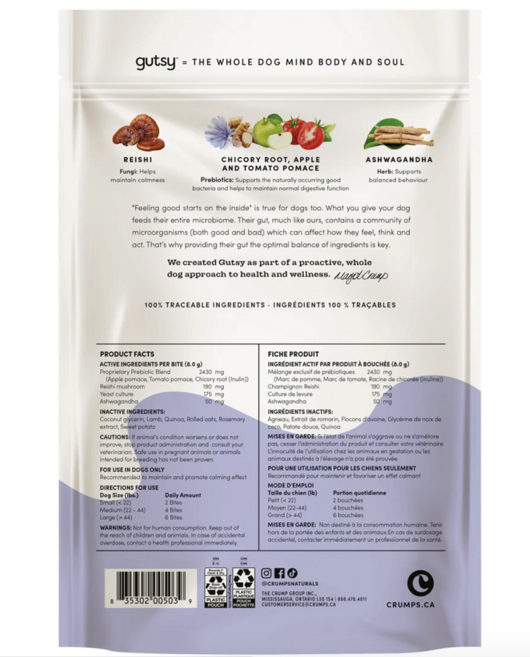 Crumps' Naturals Crumps - Gutsy Bites - Calm